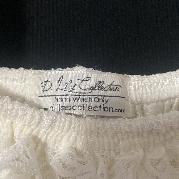 D Liles Collection Vintage Inspired Lace Dress Flower Girl Rustic Wedding - Picture 5 of 10